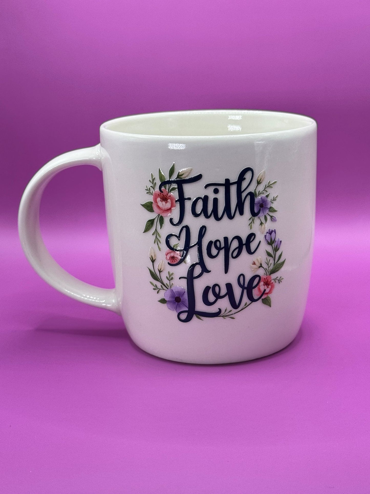 Faith Hope Love UV DTF Mug