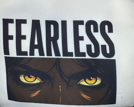 Fearless Eyes Polyester Tote Bag