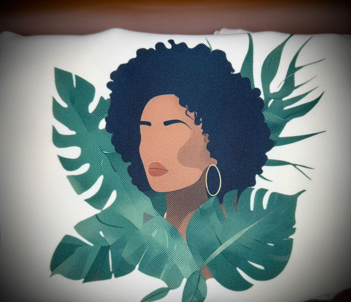 Rooted Queen Afro-Tropical Tote Bag