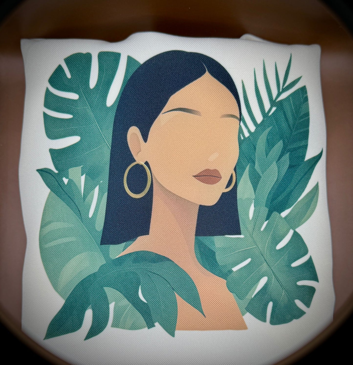 Island Muse Tropical Minimalist Tote Bag