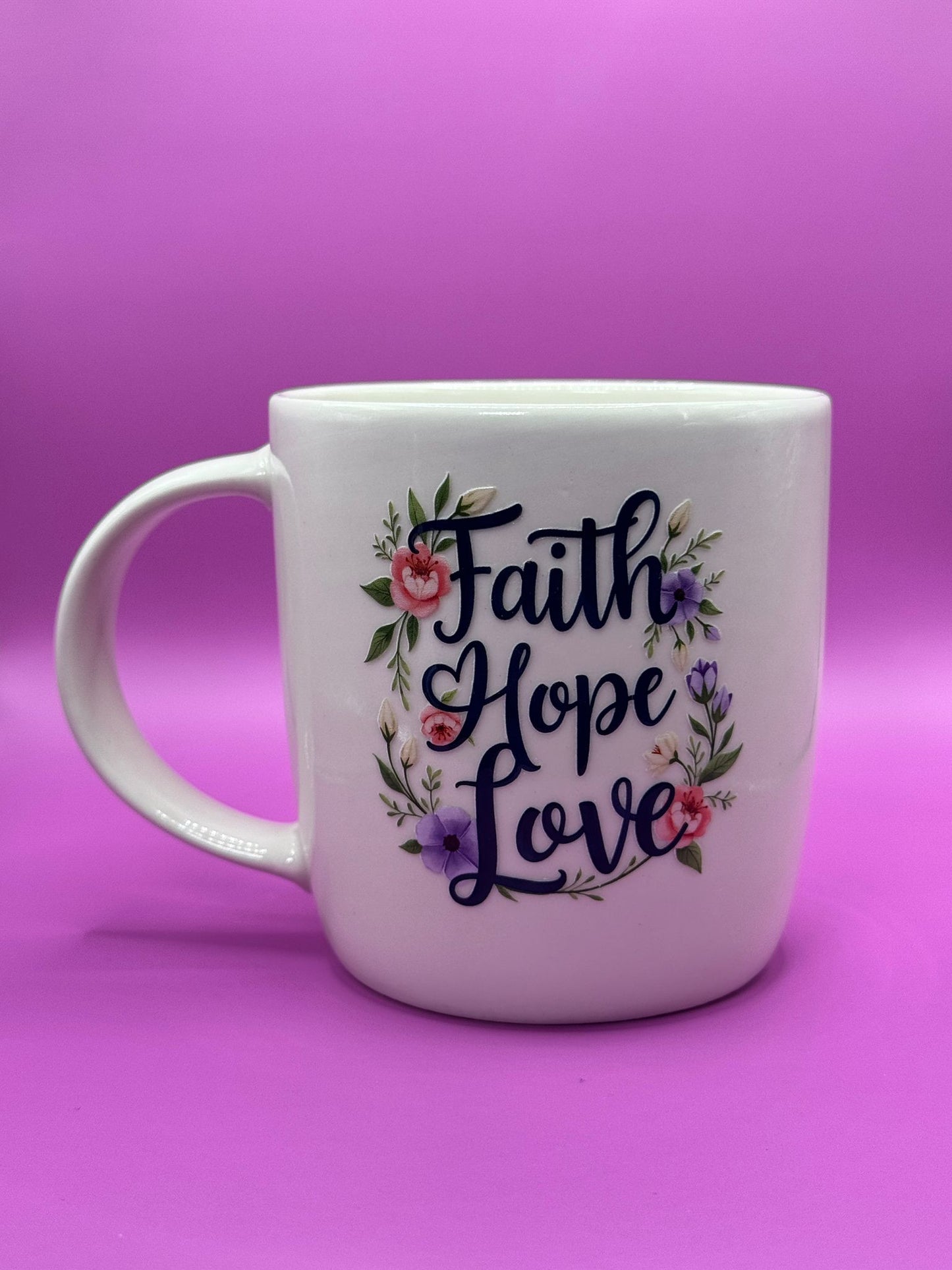 Faith Hope Love UV DTF Mug